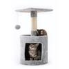 Venta al por mayor de fábrica al contado exportación transfronteriza multifuncional de doble capa pequeño sisal nuevo rascador para gatos columna rascadora para gatos
