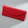Estuche para Gafas Multicolor Piel PU Saffiano Estuche Plegable para Gafas Caja Triangular de Hierro para Gafas de Sol LOGOTIPO Imprimible