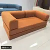 Sofá Cama Modular Nuevo Modelo 2026 para Sala de Estar, Estilo Wabi-Sabi, Desmontable y Lavable, Plegable Integrado Comprimido Sofá Teddy de Doble Uso
