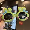 Gafas de Sol Polarizadas de Silicona para Niños con Orejas de Conejo Patas Suaves Dibujos Animados Lindas Gafas Lindas de Conejo