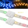 Tira de luz LED de placa desnuda a todo color RGBW hebilla de conexión sin soldadura junta de barra de luz de 5 pines de 10 mm de ancho media indirecta