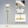 Tienda de ropa accesorios para maniquíes ropa de mujer ventana maniquí de medio cuerpo perchero muñeca falsa maniquí de vestido de novia soporte de exhibición