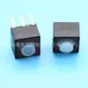 Interruptor de Botón Impermeable Auto-Bloqueante 12*12mm, Bocina para Vehículo Eléctrico, Interruptor Táctil, Botón de Control No Bloqueante, Impermeable