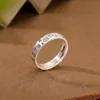 Yuebao Joias Prata Pura S999.9 Pintado a Ouro Palavras Auspiciosas Anéis de Casal Acompanhantes Moda Retrô Simples Anel Ajustável