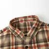 Camisas Masculinas de Manga Longa em Lote Transfronteiriças, Novos Estilos de Primavera e Outono, Camisas Xadrez Masculinas, Jaquetas, Venda Direta da Fábrica, Fornecimento Atacadista