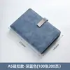 Cuaderno A5 Piel Suave Libro de Registro para Reuniones de Trabajo de Oficina Negocios Botón Magnético Exquisito Grosor Caja de Regalo Set