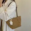Bolsa Saco Simples de Bolinhas Estilo Coreano 2026 Outono Nova Moda Color Block Bolsa de Ombro Personalidade Moda Tendência Bolsa de Ombro