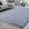 Alfombra de Lana de Seda Transfronteriza Amazon Sala de Estar Dormitorio Mesa de Centro Cabecera Manta Color Sólido Simple Cuidado Fácil Antideslizante