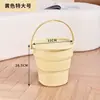 Balde Dobrável Portátil de Pesca Balde de Pé Doméstico Balde para Lavar Carro de Viagem Balde de Água Plástico Espesso Portátil para Exterior