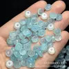 Azul Cielo Hielo Alto 8mm Cuentas de Ábaco Cuentas Sueltas Venta al por Mayor DIY Joyería de Jade Pulseras Collares Espaciadores Accesorios de Jade