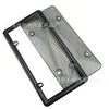 Moldura de Placa de Licença de Carro Padrão Americano Suporte Alargado para Placa de Licença de Carro Cobertura Plástica para Suporte de Placa de Licença