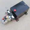 Unidade de potência 12V/24V estação hidráulica para empilhadeira com cilindro hidráulico de dupla ação, bomba de óleo hidráulico e motor