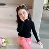 Camiseta de Fondo de Punto para Niñas Otoño e Invierno 2025 Ropa Nueva para Niños Niña Bebé Moda Ropa de Invierno Suéter Interior