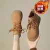2026 Primavera Otoño Nuevo Comercio Exterior Moda Casual Con Cordones Suela Gruesa Cómodas Antideslizantes Punta Redonda Botas Transfronterizas