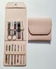 Conjunto de Manicure, Conjunto de Cortadores de Unha, Conjunto de Pinças para Unha, Bolsa Dobrável Estilo Maleta - Pacote Familiar
