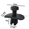 Remache de plástico fijo para revestimiento de umbral de parachoques Land Rover BMW 51481905599 79086L