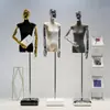 Modelo Plano de Camurça Adereços Loja de Roupas Femininas Peito Plano Loja de Roupas Femininas Vitrine Cabide de Exibição de Roupas Corpo Inteiro Meio