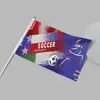 Banderas Personalizadas para Agitar a Mano, Banderas Publicitarias Personalizadas con Impresión, Banderas Rojas Pequeñas para Voluntarios, Banderas de Guía, Banderas de Clase Escolar, Banderas de Mano