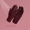 Guantes Cortos de Primavera y Verano Delgados para Regalo Protección Solar Hombres y Mujeres Etiqueta Alta Elasticidad Joyería Actuación de Baile Spandex Color Sólido Venta al por Mayor