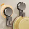 Gancho de ventosa para lavabo, estante de almacenamiento para lavabo de baño, estante para inodoro, estante para inodoro sin perforaciones, artefacto colgante para lavabo doméstico