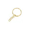 Atacado do Fabricante Chaveiro com Abertura de 25mm Argola de Chaveiro Corrente de Argola de Chaveiro Corrente para Pendurar Acessórios de Joalheria DIY Pingente de Chave
