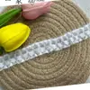 Renda 2,0-2,2CM renda de algodão stretch tecida acessórios de vestuário atacado em estoque acessórios de renda de algodão vestuário