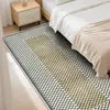 Alfombra Resistente a Manchas y Fácil de Cuidar Estilo Ins Transfronterizo para Sala de Estar Manta Geométrica Moderna para Dormitorio Pasillo Mesita de Noche Imitación Cachemir
