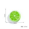 Micro-paisagem criativa simulação laranja fatiada kiwi abacaxi fruta DIY decoração saco surpresa acessórios pequenos enfeites