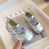 Zapatos Pequeños de Cuero con Adorno de Encaje Estilo Coreano para Niñas Primavera/Otoño 2026 Zapatos de Princesa para Niños Zapatos Planos para Niñas Pequeñas Suela Suave Zapatos para Bebé