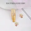 Joyería para uñas navideña transfronteriza celebridad de internet aleación calcetines de Navidad sombrero de Navidad alce taladro de uñas joyería al por mayor