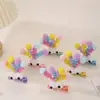 Muñeca de Resorte Dopamina Chica Divertida de Ojos Grandes Pasador Retorcido de Cabello Feo Pinza de Pico de Pato Pasador Lindo para Bebé