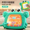 Laberinto de Cuentas Magnéticas Juguete Tablero de Rompecabezas con Lápiz para Niños Lápiz de Control Magnético Juego Digital Entrenamiento de Inteligencia y Concentración