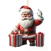 Decoraciones para árbol de Navidad transfronterizas colgantes acrílicos para interior de coche decoraciones de Navidad
