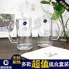 Taza de Cerveza de Vidrio Langxu Taza Grande de Piña Taza para Cerveza de Barril Venta al por Mayor Taza de Té con Logo Impreso Taza Engrosada y Ampliada Resistente al Agua Caliente
