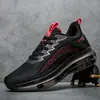 Sapatos masculinos da moda outono e inverno transfronteiriços sapatos esportivos respiráveis de marca da moda masculina sapatos de corrida de malha sapatos de lâmina para adolescentes sapatos com amortecimento a ar
