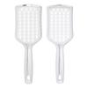 Peine de Costillas Esponjoso con Gradiente Electrochapado Peine de Peluquería High Skull Peine para el Cabello en Casa Peine Escudo de Masaje para Peinar Fábrica