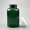 Botella de gomitas transparente de 300 ml y 500 ml con tapa de rosca para gel vitamínico, ideal para alimentos para mascotas, leche, té y bebidas.