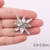 Aplicación de Pedrería Blanca Pegamento Termofusible Flor Diamante DIY Ropa Pegatinas de Tela Flor para Zapato Bolsa Accesorios de Joyería