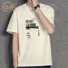 Camiseta Masculina de Manga Curta de Algodão Puro de Verão Marca da Moda Versátil Roupa de Casal Roupa Masculina Camiseta Base de Comércio Exterior Camiseta Logo