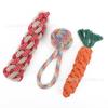 Juguetes y Suministros para Perros Mascota Frisbee Pelota para Mascota Juguete para Cachorro Nudo de Cuerda Resistente a Mordidas Zanahoria Juguete para la Dentición Autoplacer