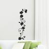 Imán para Refrigerador de Enredadera de Flores Negras Adhesivo de Pared Creativo Decoración de Fondo para Sala de Estar Dormitorio Estudio Transfronterizo Removible Mu1259P