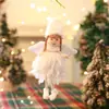 Novos Enfeites de Árvore de Natal Boneca Anjo Brinquedo de Pelúcia Decorações para Meninas Decoração de Janela de Casa Enfeites Pendurados