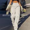 Pantalones Casuales Sueltos de Moda de Verano Estilo Japonés Pantalones Cargo Versátiles para Mujer Exportación Directa