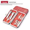 Guarnição de cortadores de unhas conjunto de cortadores de unhas de aço inoxidável para uso doméstico colher de ouvido ferramentas de manicure cortadores de unhas única faca de pedicure