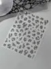 Yitu Diamante de Cristal Estampado en Caliente Rosa Pegatinas para Uñas Estilo Lindo Brillantes Versátiles Pegatinas Dibujo Hormiga Joyería Yt7022