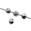 5mm 0.4g Joyería Antigua de Plata al por Mayor Accesorios para Joyería Hecha a Mano DIY Cuentas con Agujero Grande y Pequeño Cuentas