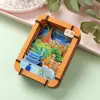 Serie YunnanAtracciones Culturales y Creativas ÚnicasXishuangbannaCiudad TurísticaSouvenirImanes de Refrigerador de Madera