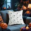 Funda de Almohada Creativa Acolchada de Calabaza para Halloween Ambiente Festivo Sofá Sala de Estar Dormitorio Almohada Decorativa Cojín