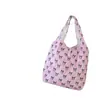 Nueva bolsa de compras plegable impermeable con estampado 210D Cuadros bolsa de protección ambiental 2 en 1 bolsa de compras bolsa de almacenamiento de dibujos animados
