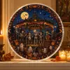 Novo Suncatcher de Acrílico de Halloween Transfronteiriço Quebra-Cabeça de Acrílico de Halloween F